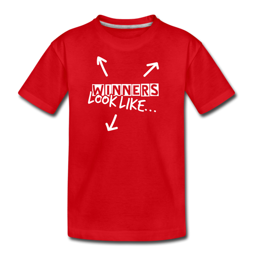 The Winning Look Kids' Premium T-Shirt - red