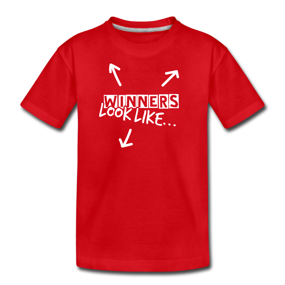 The Winning Look Kids' Premium T-Shirt - red