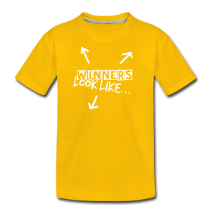 The Winning Look Kids' Premium T-Shirt - sun yellow