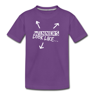 The Winning Look Kids' Premium T-Shirt - purple