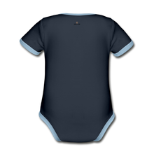 Load image into Gallery viewer, The Winning Look Short Sleeve Baby Bodysuit - navy/sky