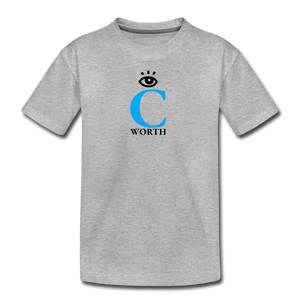 I C WORTH Kids' Premium T-Shirt - heather gray
