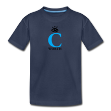 Load image into Gallery viewer, I C WORTH Kids&#39; Premium T-Shirt - navy
