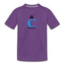 Load image into Gallery viewer, I C WORTH Kids&#39; Premium T-Shirt - purple