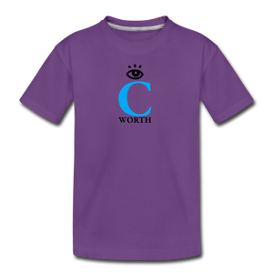 I C WORTH Kids' Premium T-Shirt - purple