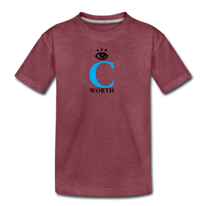 I C WORTH Kids' Premium T-Shirt - heather burgundy
