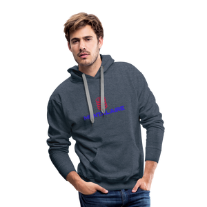 MENTALAIRE Men’s Premium Hoodie - heather denim