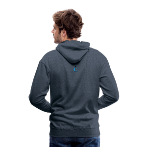 Men’s Premium Hoodie - heather denim