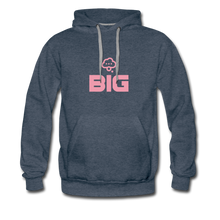 Load image into Gallery viewer, Think Big Men’s Premium Hoodie - heather denim