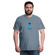 Load image into Gallery viewer, I C WORTH Men&#39;s Premium T-Shirt - steel blue