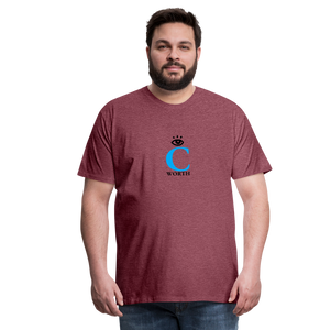 I C WORTH Men's Premium T-Shirt - heather burgundy