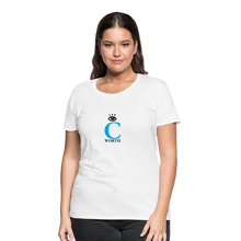 Load image into Gallery viewer, I C WORTH Women’s Premium T-Shirt - white