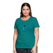 Load image into Gallery viewer, I C WORTH Women’s Premium T-Shirt - teal