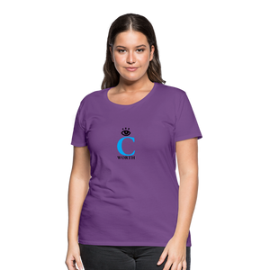 I C WORTH Women’s Premium T-Shirt - purple