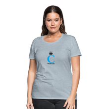 Load image into Gallery viewer, I C WORTH Women’s Premium T-Shirt - heather ice blue