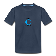 Load image into Gallery viewer, I C WORTH Toddler Premium Organic T-Shirt - navy