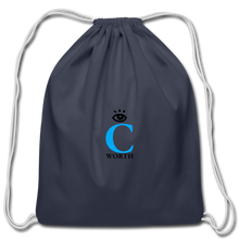 Load image into Gallery viewer, I C WORTH Cotton Drawstring Bag - navy