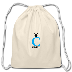I C WORTH Cotton Drawstring Bag - natural