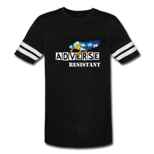 Load image into Gallery viewer, Adverse Resistant Vintage Sport T-Shirt - black/white