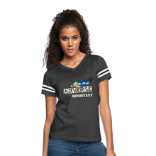 Load image into Gallery viewer, Adverse Resistant Women’s Vintage Sport T-Shirt - vintage smoke/white