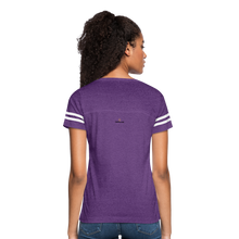 Load image into Gallery viewer, Adverse Resistant Women’s Vintage Sport T-Shirt - vintage purple/white