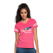 Load image into Gallery viewer, Adverse Resistant Women’s Vintage Sport T-Shirt - vintage pink/white