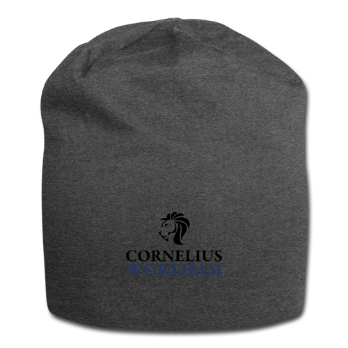 CORNELIUS WORTHAM Jersey Beanie - charcoal gray