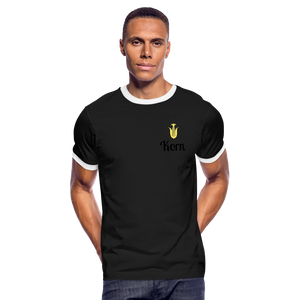 KORN Men's Ringer T-Shirt - black/white