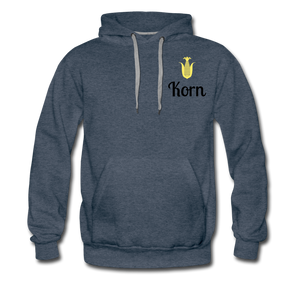 KORN Men’s Premium Hoodie - heather denim