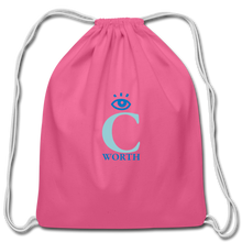 Load image into Gallery viewer, I C Worth Cotton Drawstring Bag - pink
