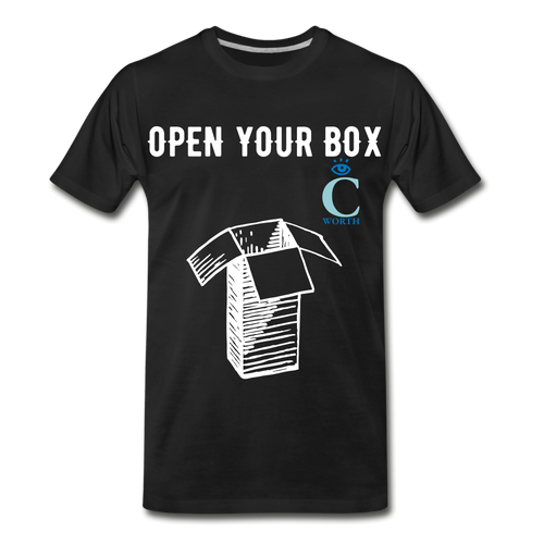 Open Your Box I C WORTH Men's Premium T-Shirt - black