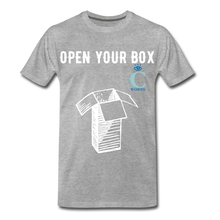 Load image into Gallery viewer, Open Your Box I C WORTH Men&#39;s Premium T-Shirt - heather gray