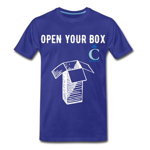 Open Your Box I C WORTH Men's Premium T-Shirt - royal blue