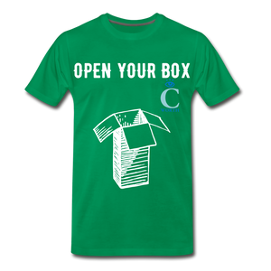 Open Your Box I C WORTH Men's Premium T-Shirt - kelly green