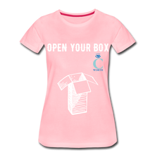 Load image into Gallery viewer, Open Your Box I C WORTH Women’s Premium T-Shirt - pink