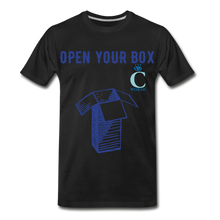 Load image into Gallery viewer, Open Your Box I C WORTH Men&#39;s Premium T-Shirt - black