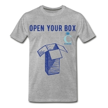 Load image into Gallery viewer, Open Your Box I C WORTH Men&#39;s Premium T-Shirt - heather gray