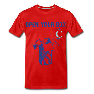 Open Your Box I C WORTH Men's Premium T-Shirt - red