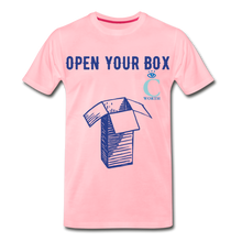 Load image into Gallery viewer, Open Your Box I C WORTH Men&#39;s Premium T-Shirt - pink