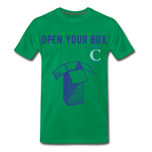 Load image into Gallery viewer, Open Your Box I C WORTH Men&#39;s Premium T-Shirt - kelly green