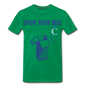 Open Your Box I C WORTH Men's Premium T-Shirt - kelly green