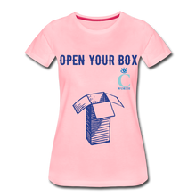 Load image into Gallery viewer, Open Your Box I C WORTH Women’s Premium T-Shirt - pink