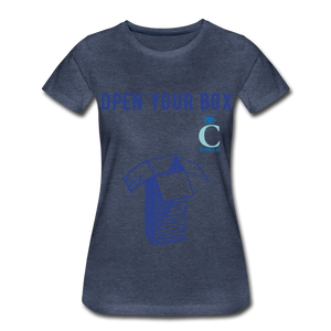 Open Your Box I C WORTH Women’s Premium T-Shirt - heather blue