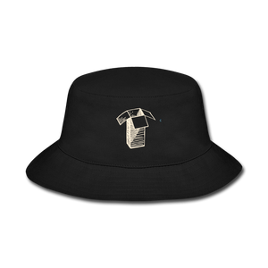 Open Your Box Bucket Hat - black