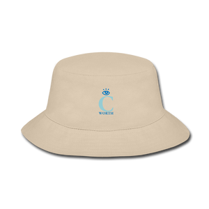 Open Your Box Bucket Hat - cream