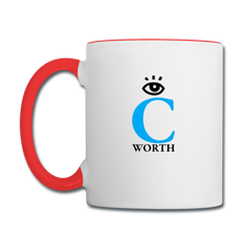 Load image into Gallery viewer, I C WORTH Coffee Mug - white/red