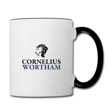 Load image into Gallery viewer, Cornelius Wortham Coffee Mug - white/black