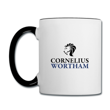 Load image into Gallery viewer, Cornelius Wortham Coffee Mug - white/black