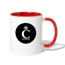 Load image into Gallery viewer, I C WORTH Coffee Mug - white/red