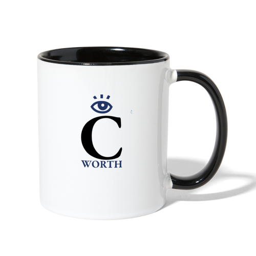 I C WORTH Coffee Mug - white/black